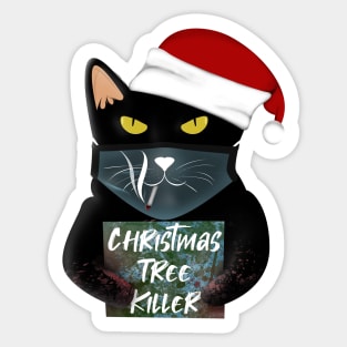 Christmas Tree killer Sticker